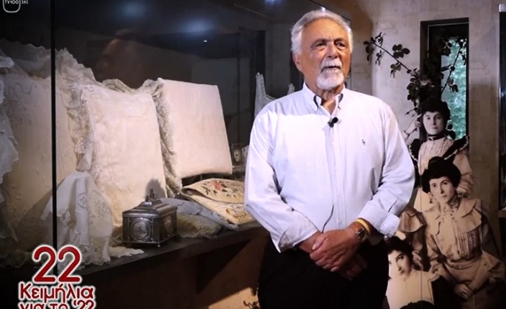 Η συνέντευξη του κ. Γεωργίου Κωφίδη μέσα από το χώρο του Μουσείου της ΜΠΚ 