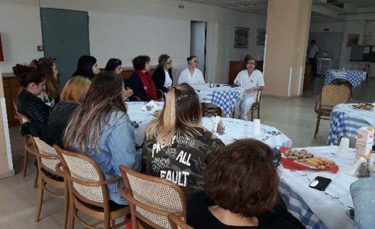 Συζήτηση με τους μαθητές του 2ου ΕΠΑΛ Ευόσμου του τμήματος «Υγείας Πρόνοιας και Ευεξίας»