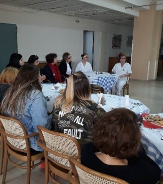 Συζήτηση με τους μαθητές του 2ου ΕΠΑΛ Ευόσμου του τμήματος «Υγείας Πρόνοιας και Ευεξίας»