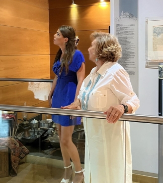 Επίσκεψη της Μαρία-Ωραιοζήλη Κουτσουπιά, πολιτικό και υποψήφιας ευρωβουλευτή