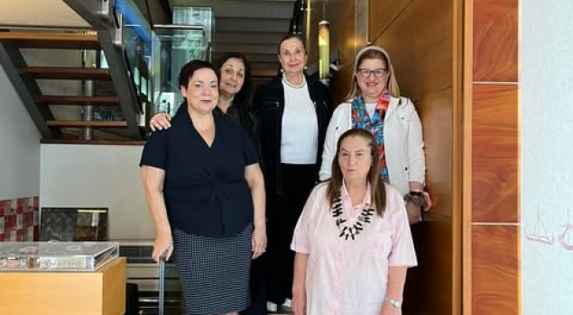 Επίσκεψη της Αναστασίας Ορφανού, αντιπροέδρου του Σωματείου ΠΑΕΚ (Πνευματική Αδελφότητα Ελληνίδων Κύπρου)