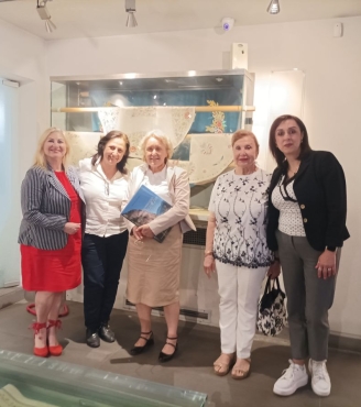 Η Βαρβάρα Χαραλαμπίδου στο Μουσείο μας